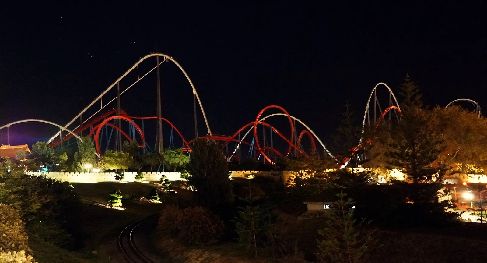 Vista panorámica de PortAventura World